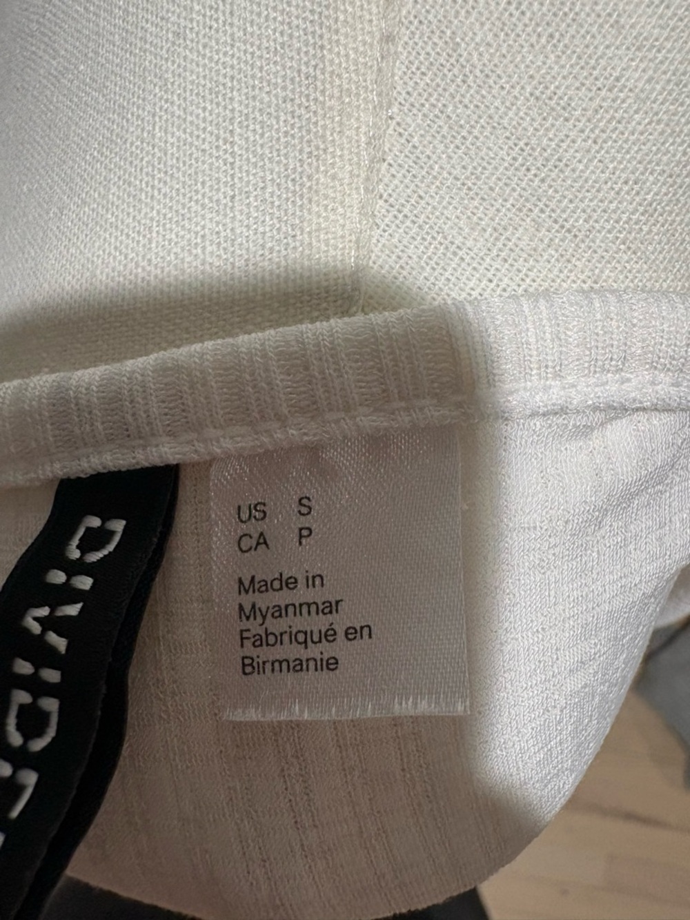 H&M Cream Ribbed Tie-Front Cardigan - Picture 5 of 6